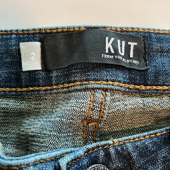 Kut From The Kloth Catherine Crop Straight Leg Mid Rise Size 2 - Picture 10 of 16